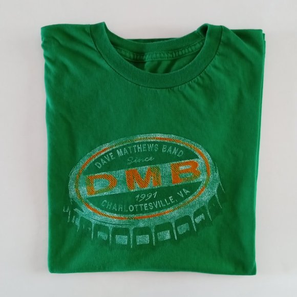 Dave Mathews Band Bottle Cap 1991 Charlottesville, Va. Tee Shirt - Picture 7 of 7